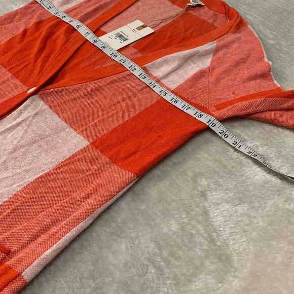 New Woolrich Buffalo Cardi Button Up Plaid Linen Cotton Long Sleeve Size Medium‎ - Picture 5 of 9